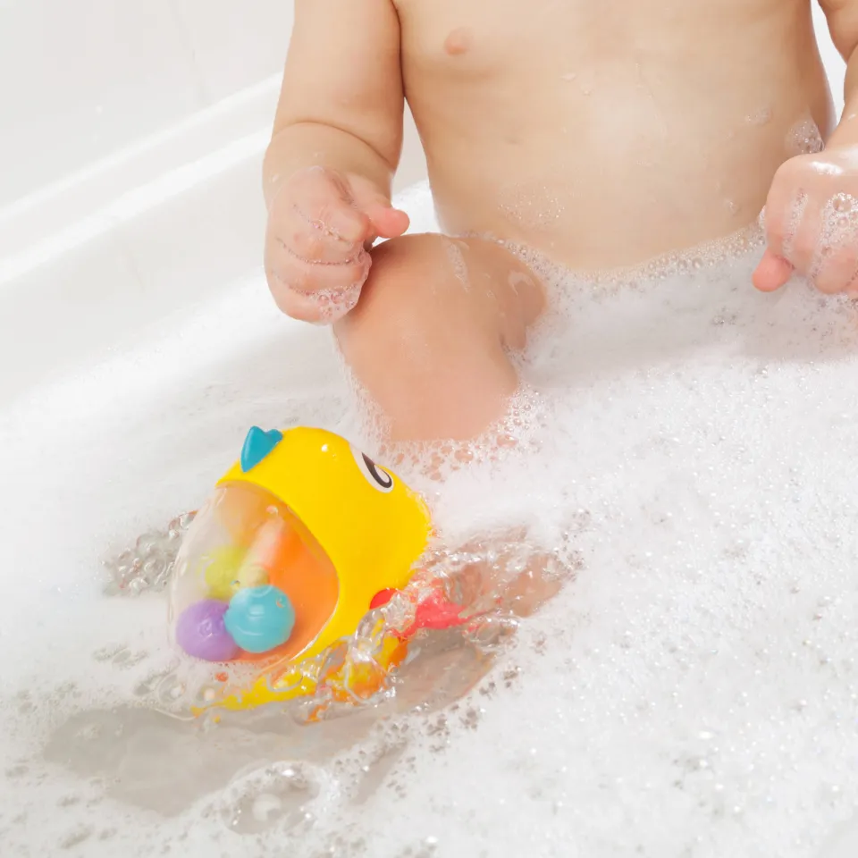 PLAYGRO Peddelende Badvis badspeelgoed geel, foto 3