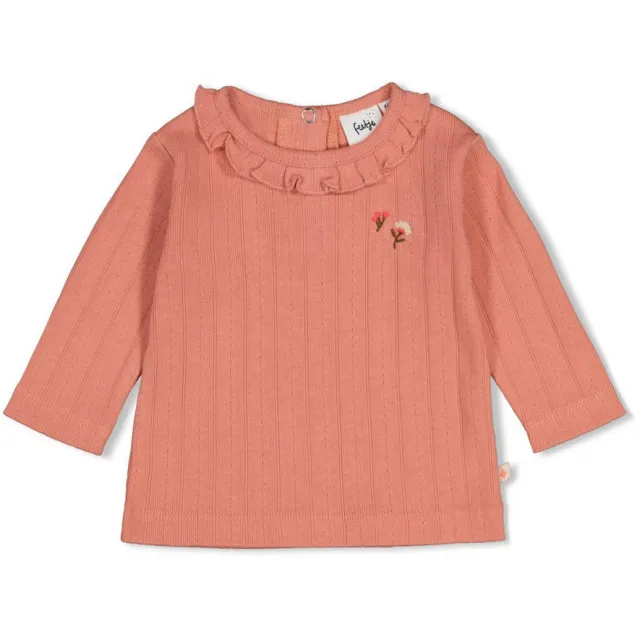 Feetje Forest Garden longsleeve zalm Roze