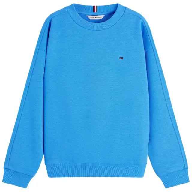Tommy Hilfiger sweat sweater met logo - blauw
