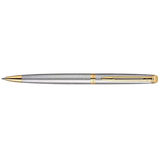 Waterman Balpen waterman hémisphère stainless steel gt Medium blauw