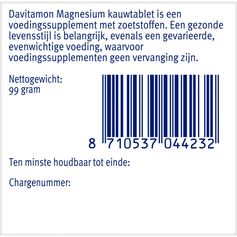 Davitamon Magnesium kauwtabletten, foto 5