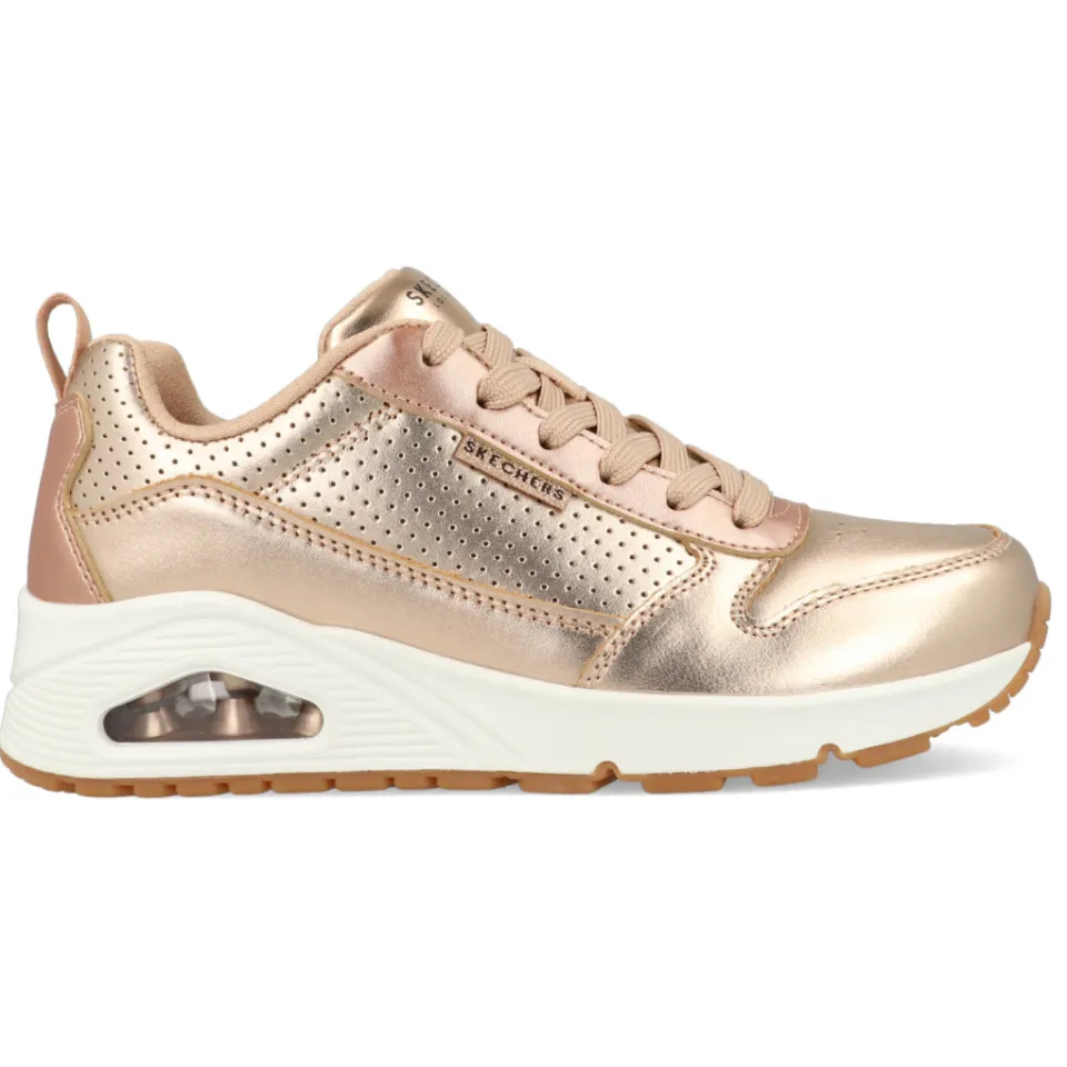 Skechers Uno Metallixs lage sneakers rosé-goud