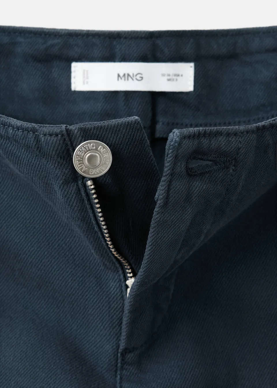 Mango TEEN low waist wide leg jeans - donkerblauw, foto 4