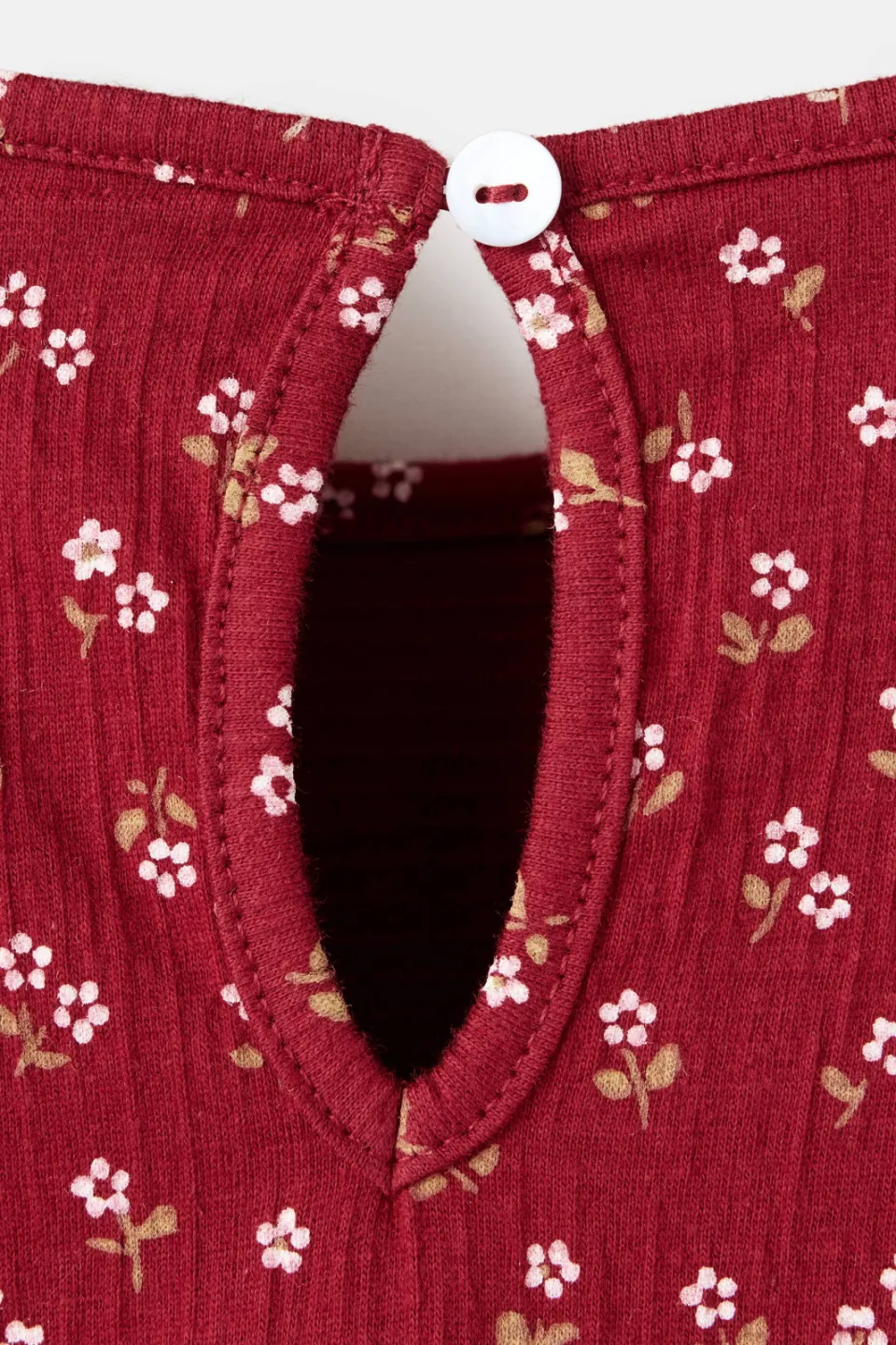 Mango gebloemde longsleeve rood