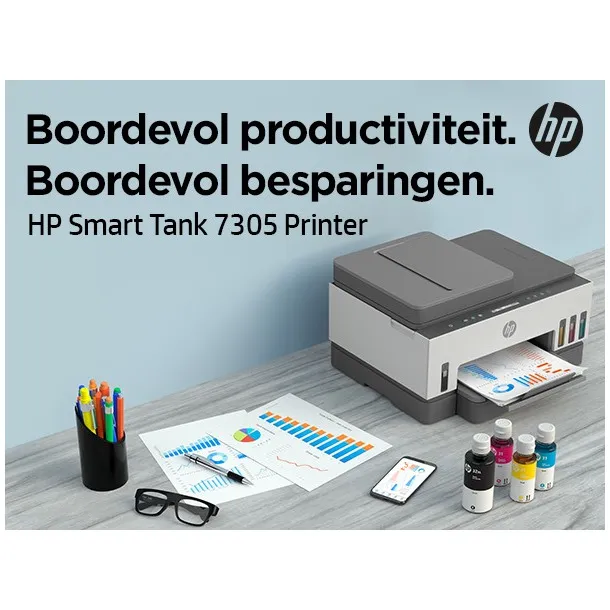 HP Smart Tank 7305 all-in-one inkttankprinter wit, foto 3