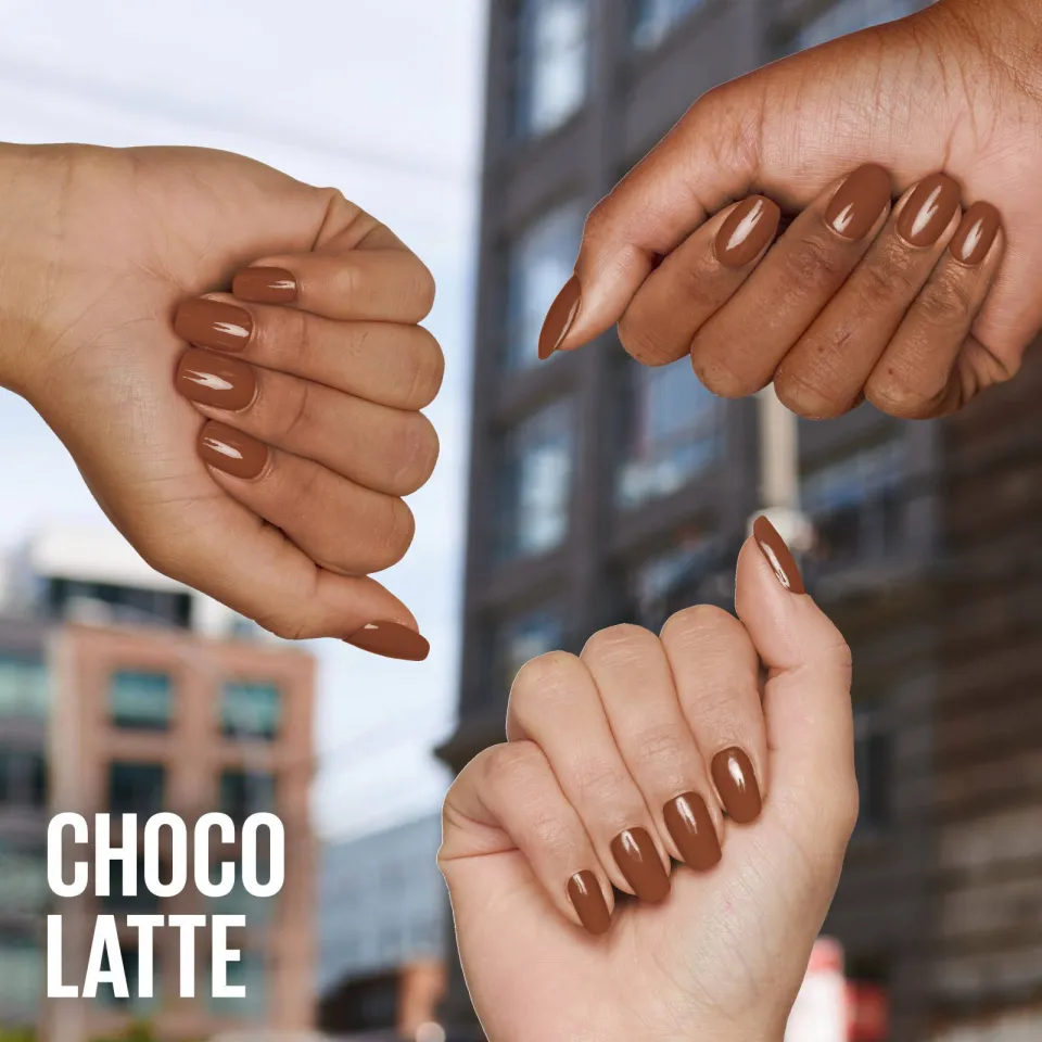 Maybelline New York SuperStay 14 Days Ink Bonder nagellak 952 Choco-Latte bruin, foto 8