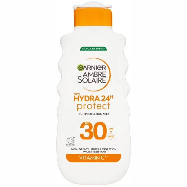 Garnier Ambre Solaire Hydra 24H Protect zonnemelk SPF30 Wit