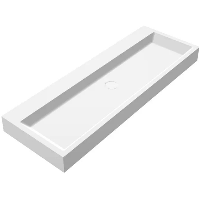Best Design Opera-120 Just Solid wastafel mat wit