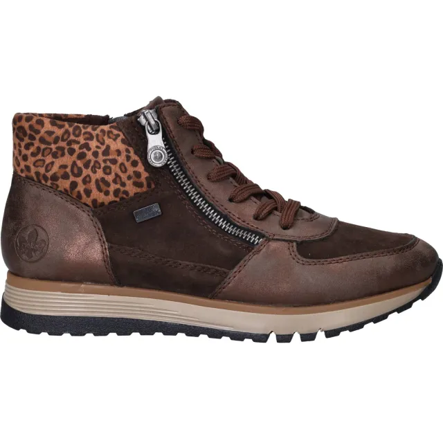 Rieker veterboots bruin Donkerbruin