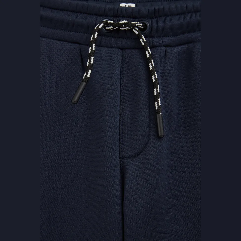 WE Fashion tapered joggingbroek donkerblauw, foto 5