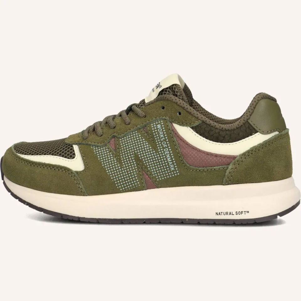 Woden Sneakers Rigmor Open Mesh Groen, foto 5
