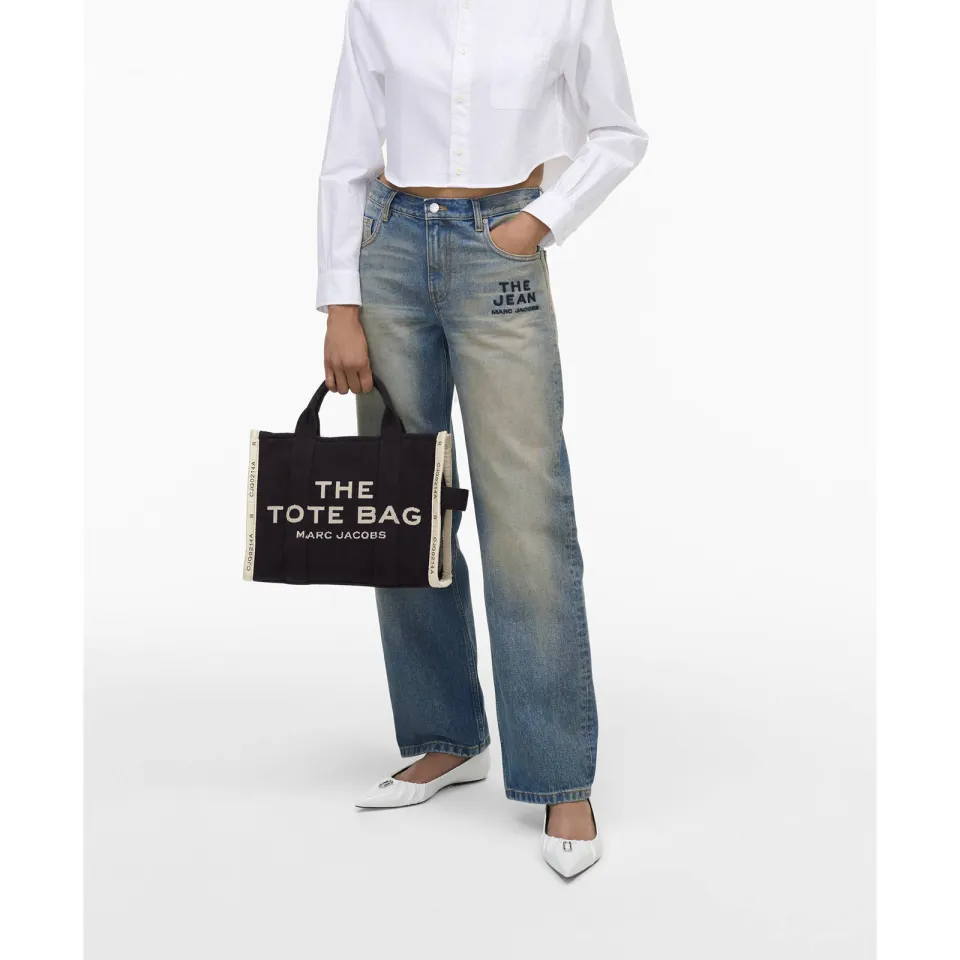 Marc Jacobs The Jacquard Medium Tote shopper zwart, foto 5