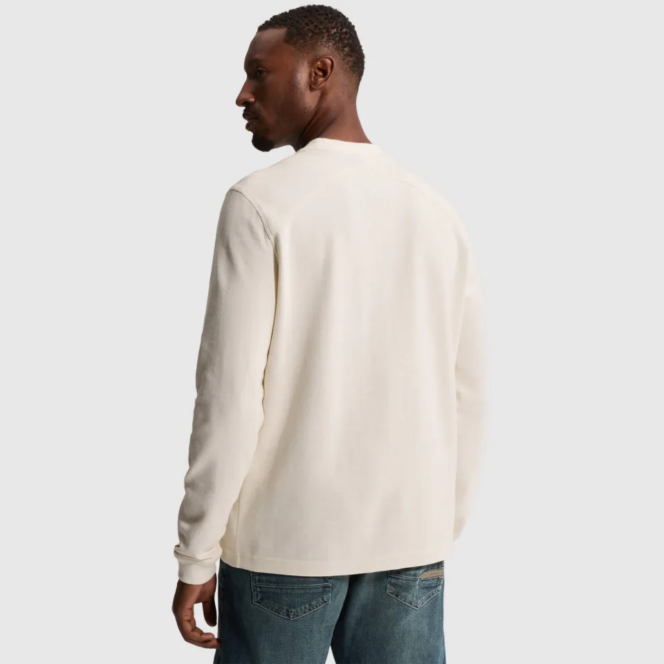 Cast Iron regular fit longsleeve - ecru, foto 7