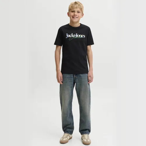 Jack & Jones t-shirt met logoprint zwart, foto 3