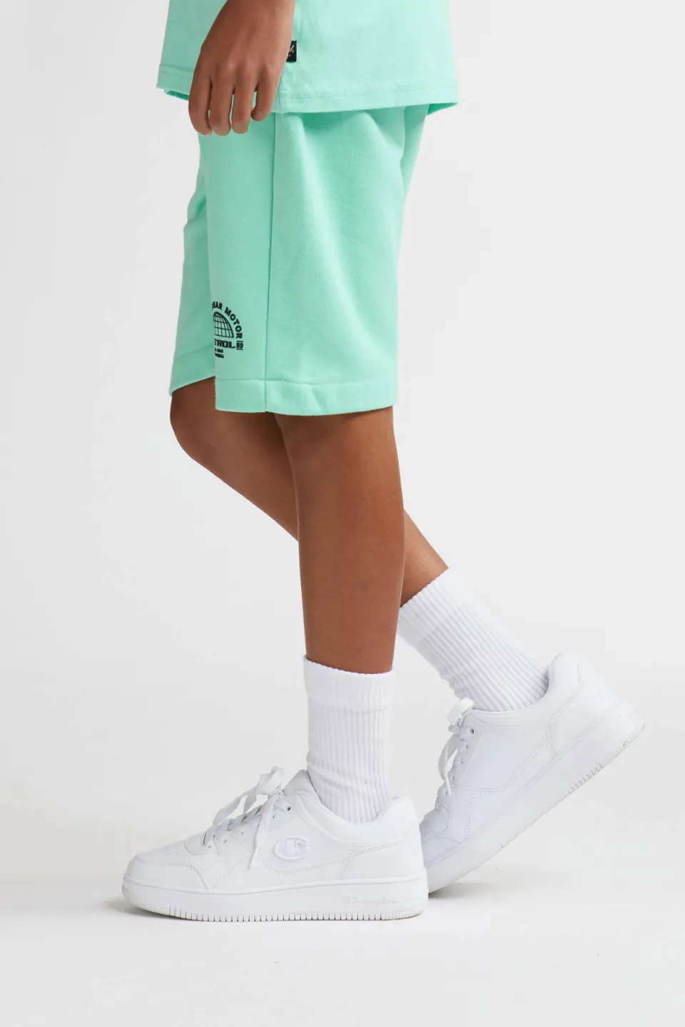 Petrol Industries sweatshort mintgroen, foto 6