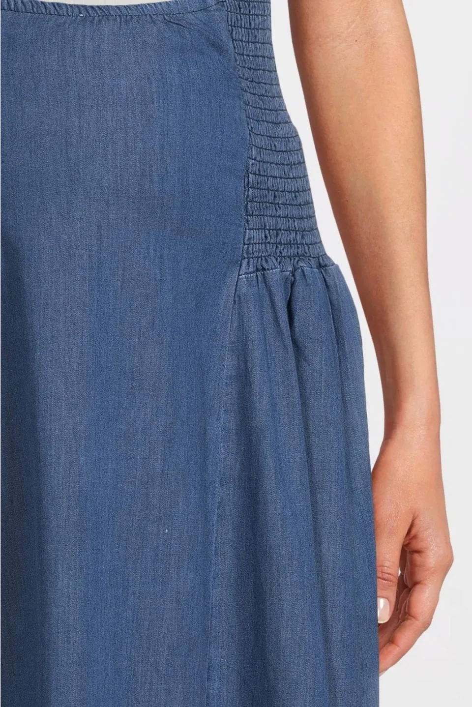 LOVE2WAIT zwangerschaps spijkerrok lichtblauw light blue denim, foto 4