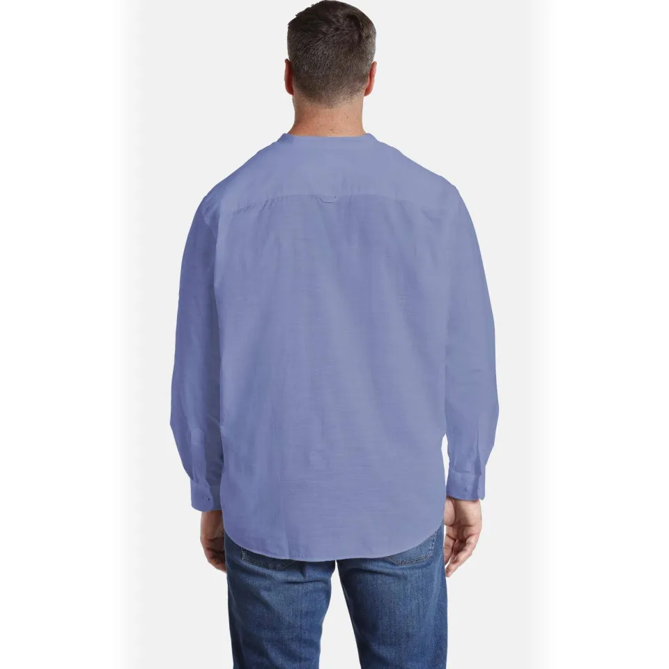 Jan Vanderstorm casual overhemd blauw, foto 5
