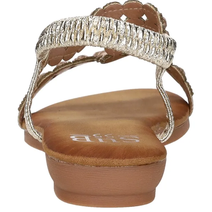 Sub55 sandalen plat goud, foto 4