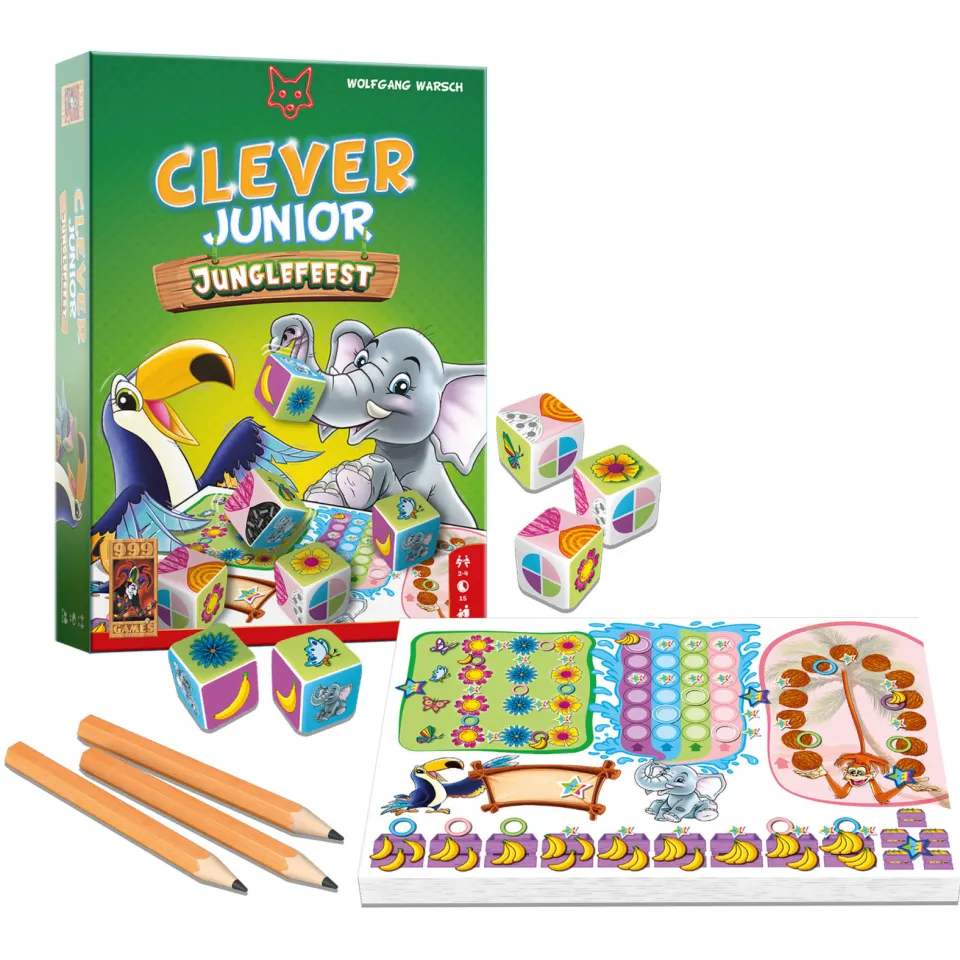 999 Games Clever Junior Jungle bordspel