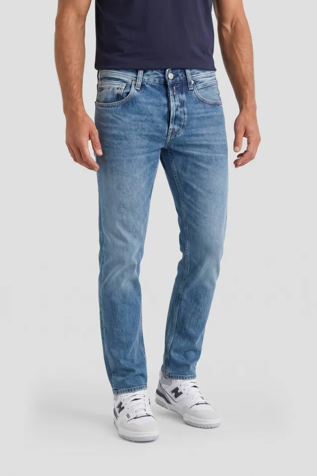 Replay GROVER straight leg jeans medium blue, foto 3