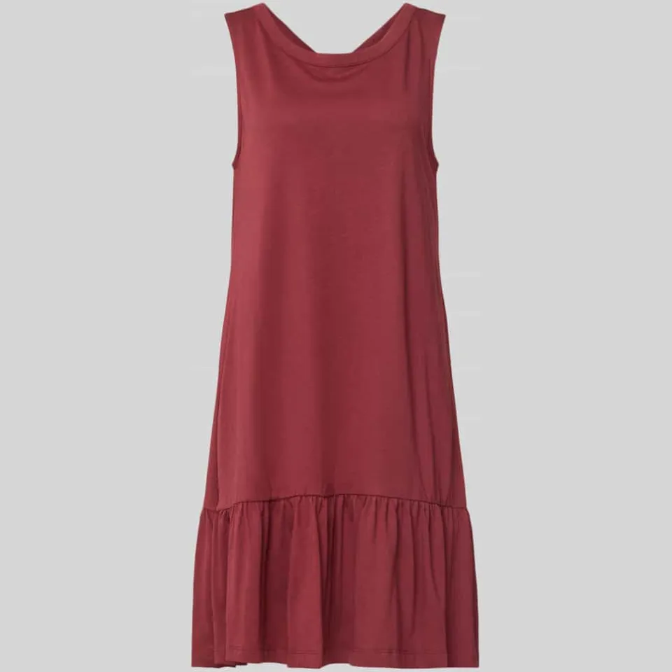 S.Oliver relaxed fit mini jurk donkerrood, foto 2