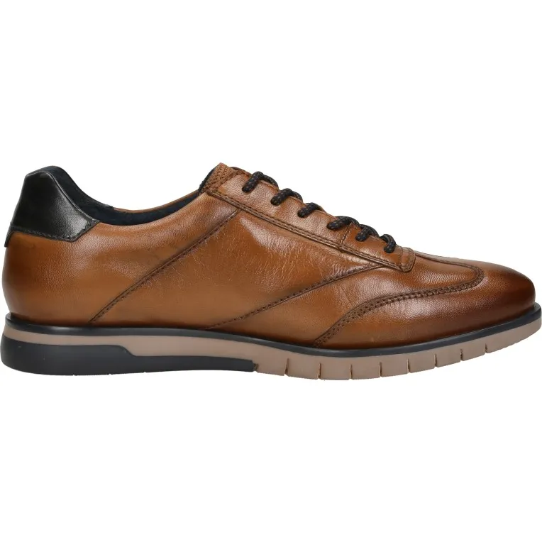 Bugatti Delron lage sneaker cognac