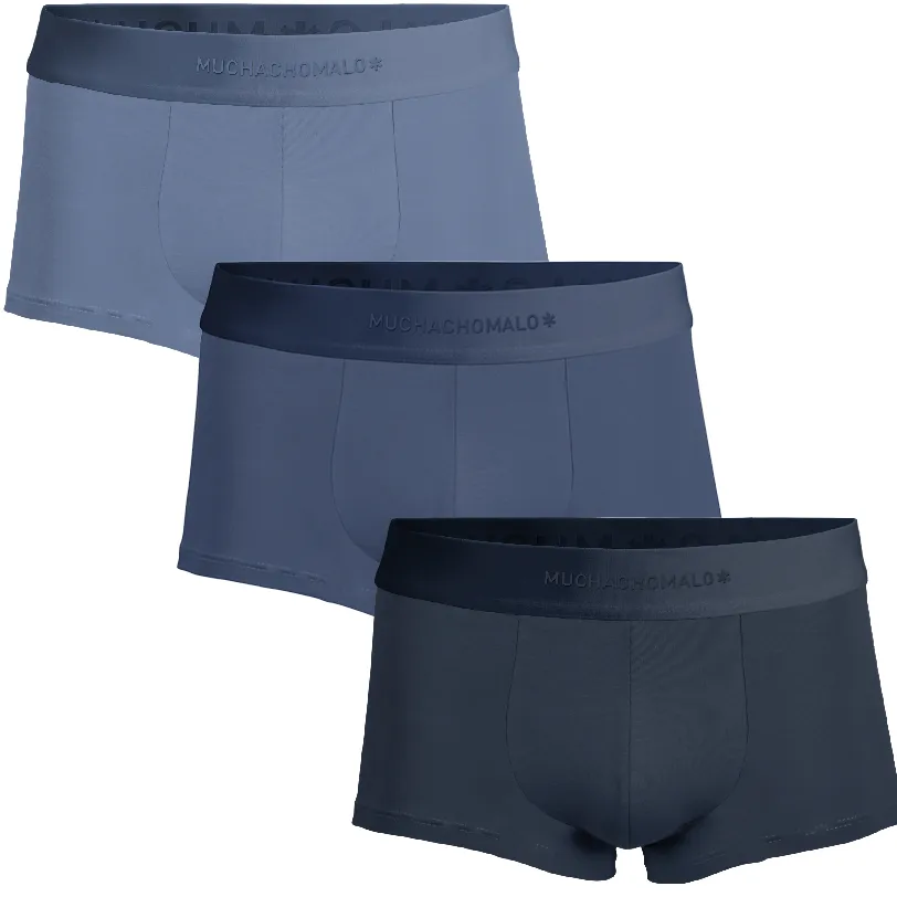 Muchachomalo Men 3-Pack Trunk Solid Veelkleurig