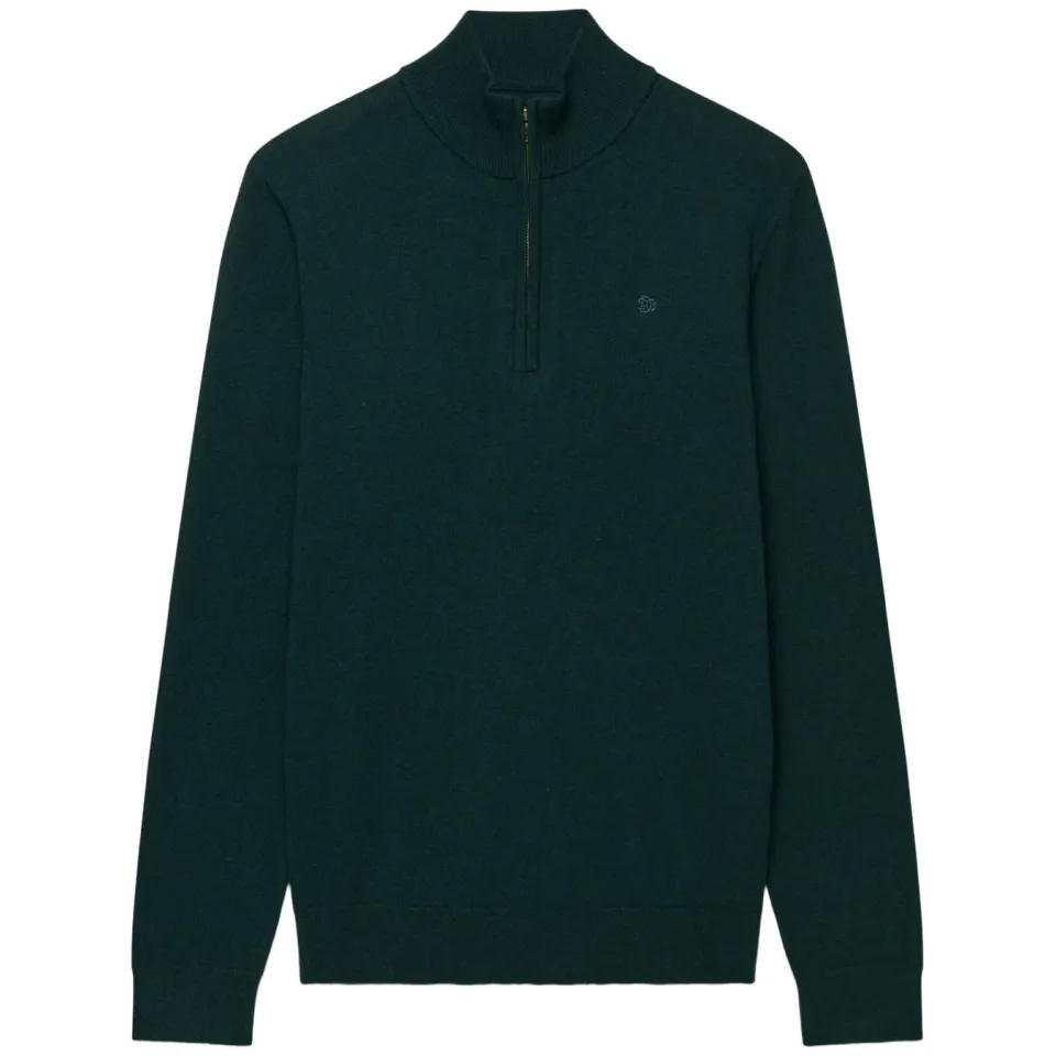 Superdry regular fit trui met wol - deep pine green, foto 2