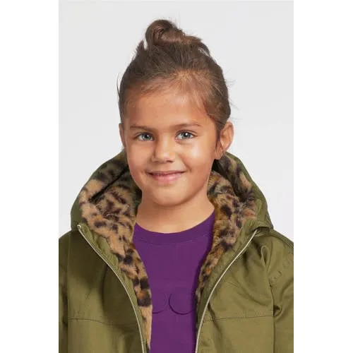Me & My Monkey reversible lange jas groen, foto 8