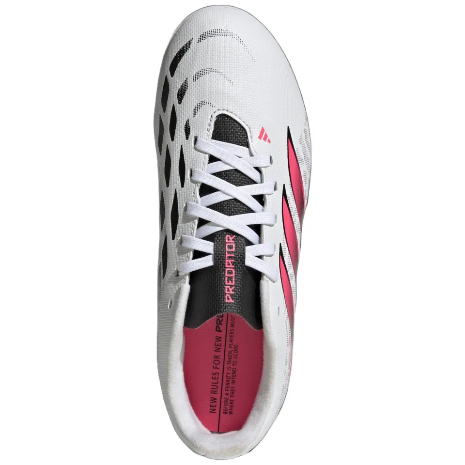 Adidas Performance Predator Club junior voetbalschoenen - wit/roze, foto 3
