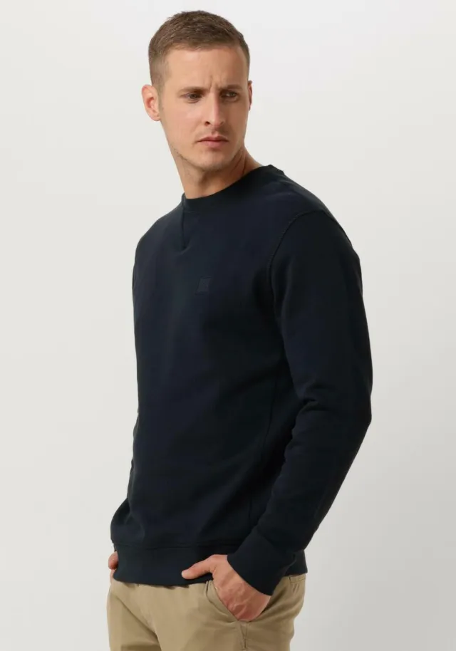 Boss Westart sweater donkerblauw