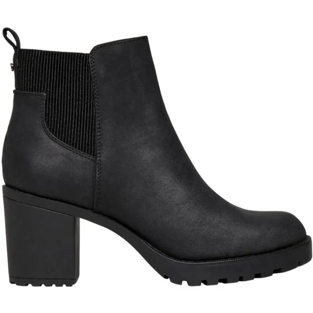 Only Onlbarbara chelsea boots met blokhak - zwart