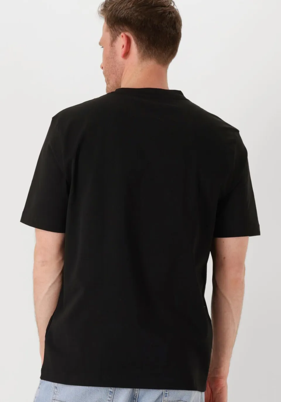 Boss Orange Heren Polo's & T-shirts Tchup 10242929 01 - Zwart, foto 3