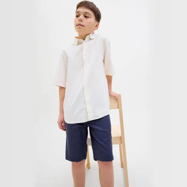 Jack & Jones casual short donkerblauw, foto 4