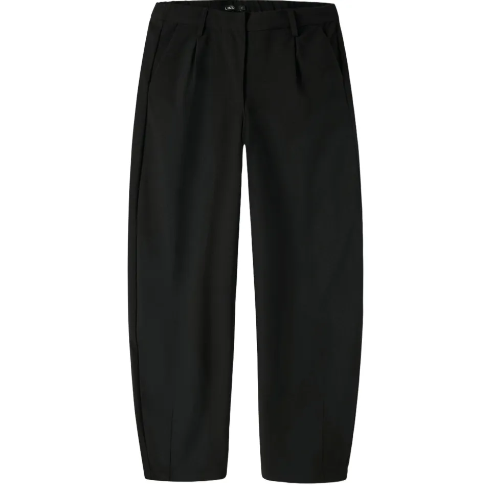 LMTD casual broek met plooien zwart, foto 2