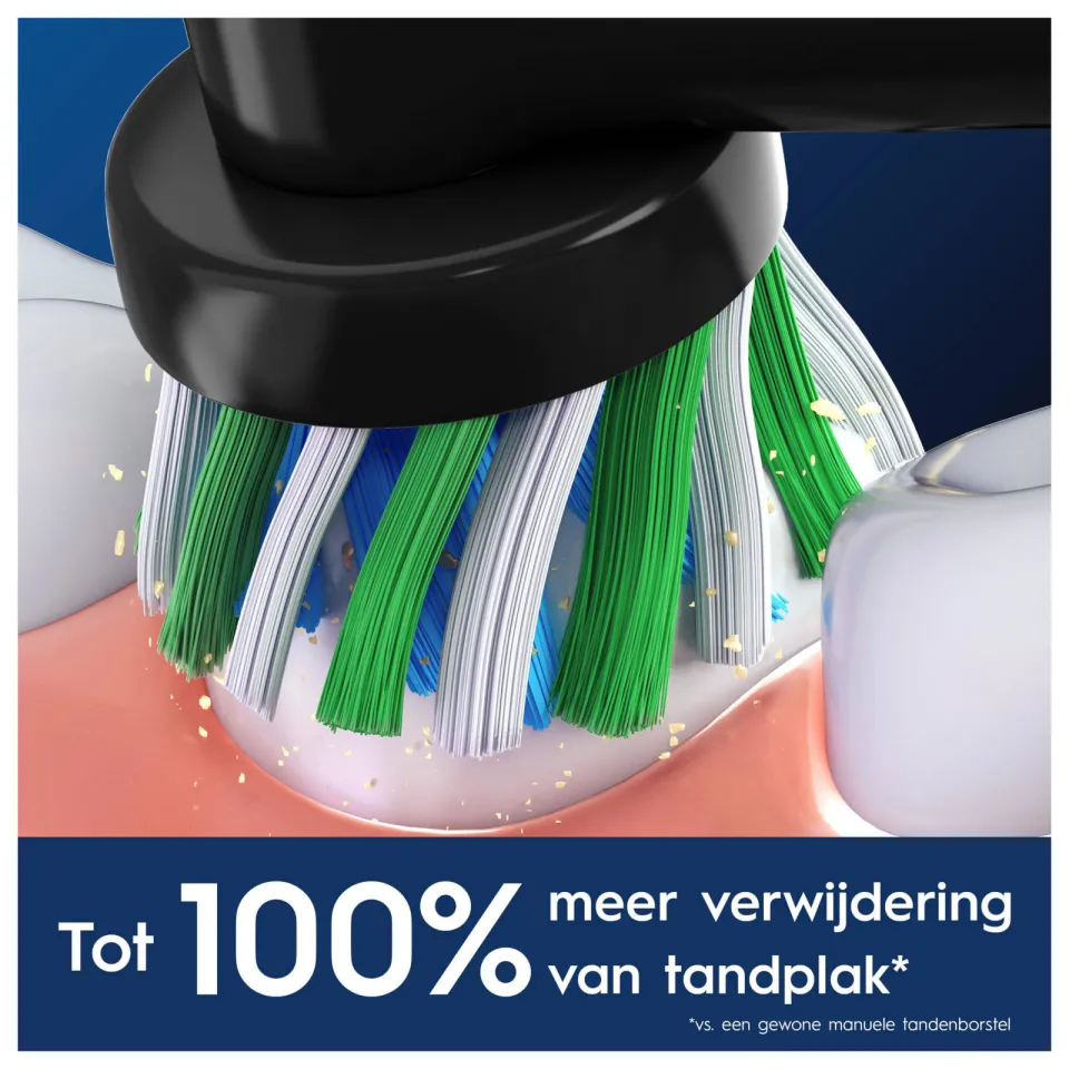 Oral-B Pro Cross Action opzetborstels - zwart - 10 stuks, foto 4