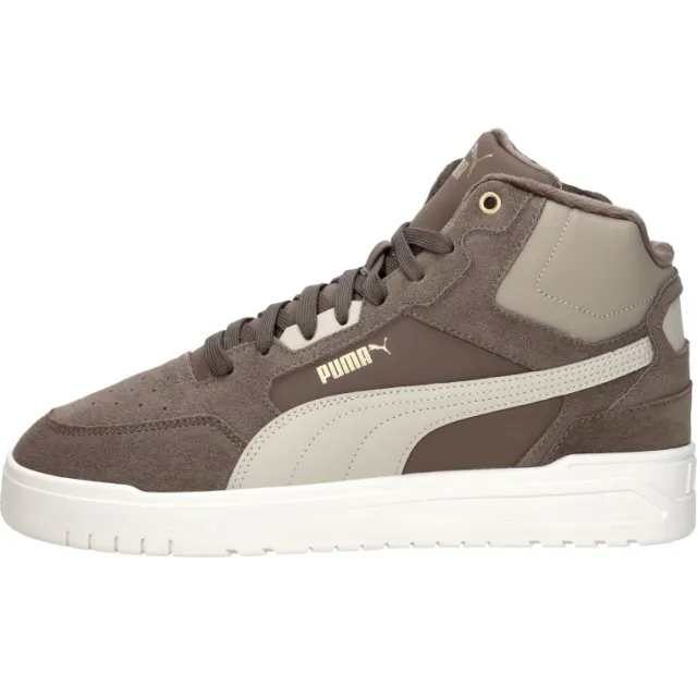 Puma Shuffle Downtown hoge sneaker bruin, foto 2