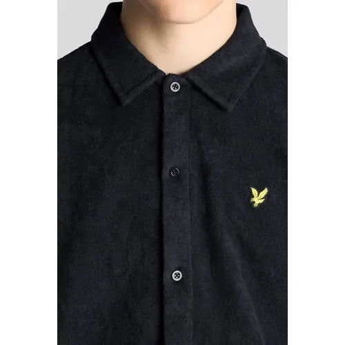 Lyle & Scott overhemd donkerblauw, foto 4