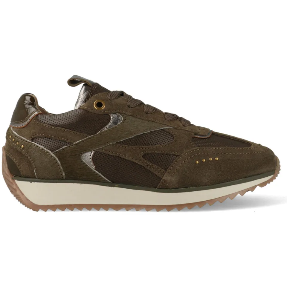 Poelman leren sneakers - groen, foto 2