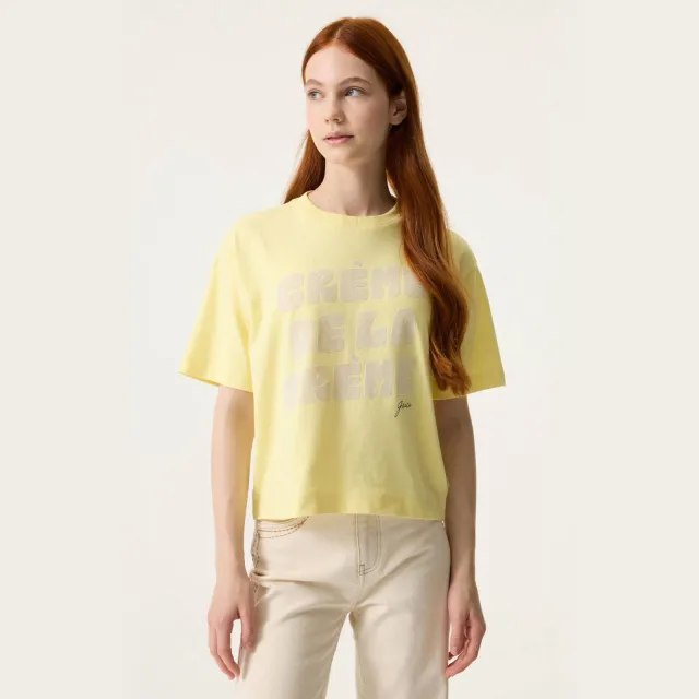 Garcia T-shirt geel