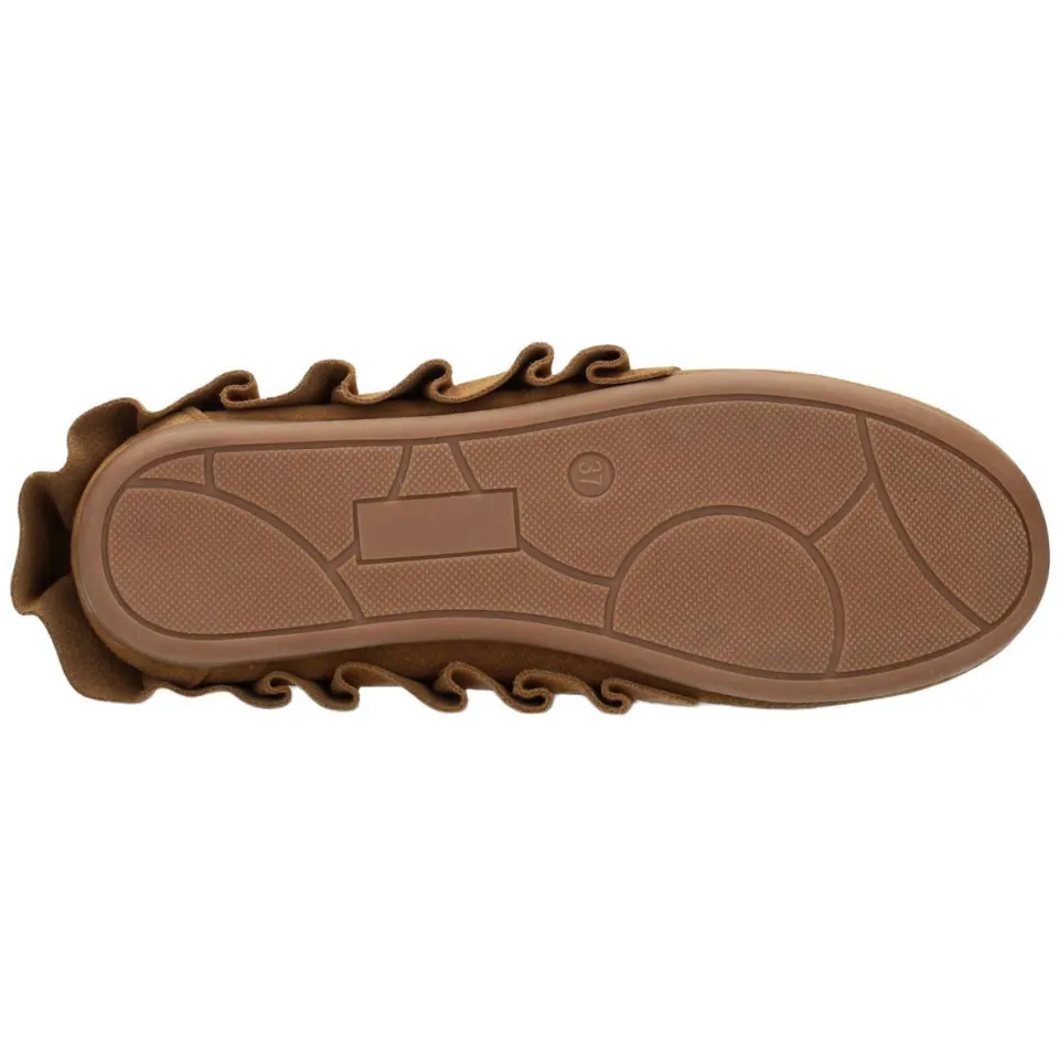 Poelman suède mocassins met studs - cognac, foto 6