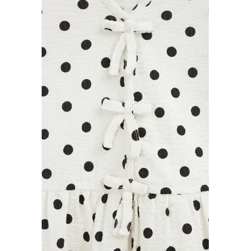 WE Fashion blouse wit/zwart, foto 6