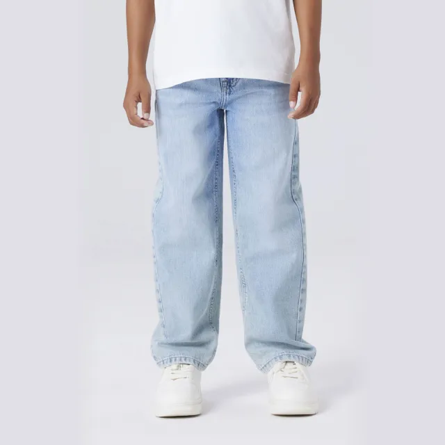 NAME IT KIDS straight leg jeans denim blue, foto 3