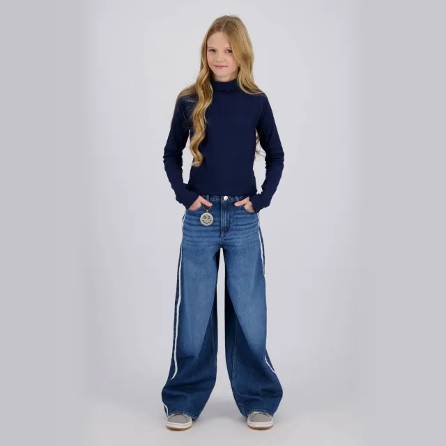 Raizzed Tatum aansluitende longsleeve donkerblauw