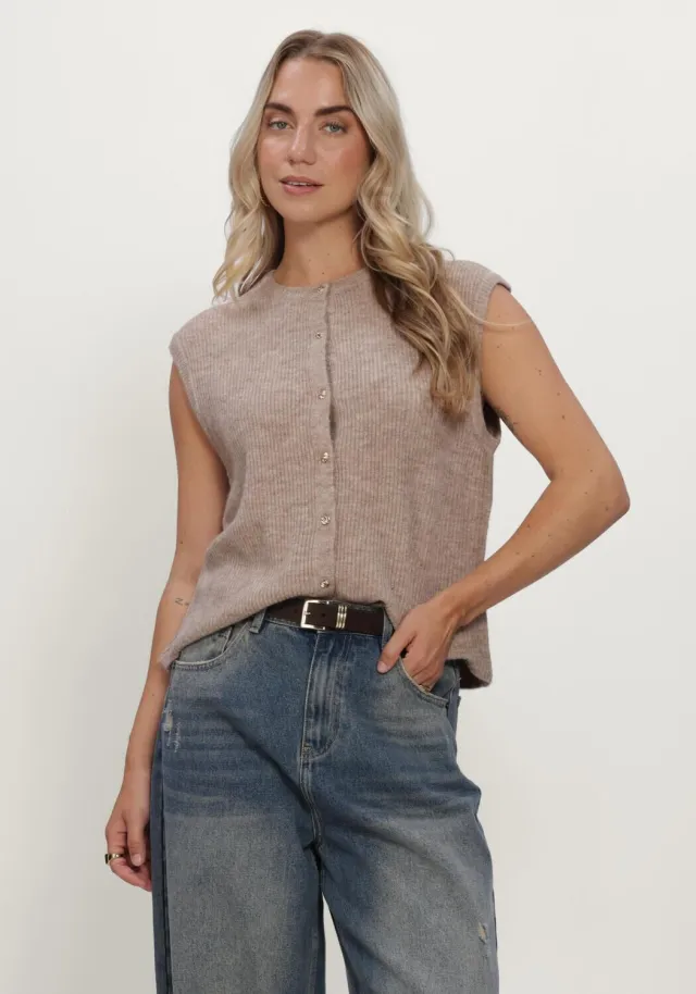 Notre-V Dames Truien & Vesten Nv-ilene - Beige