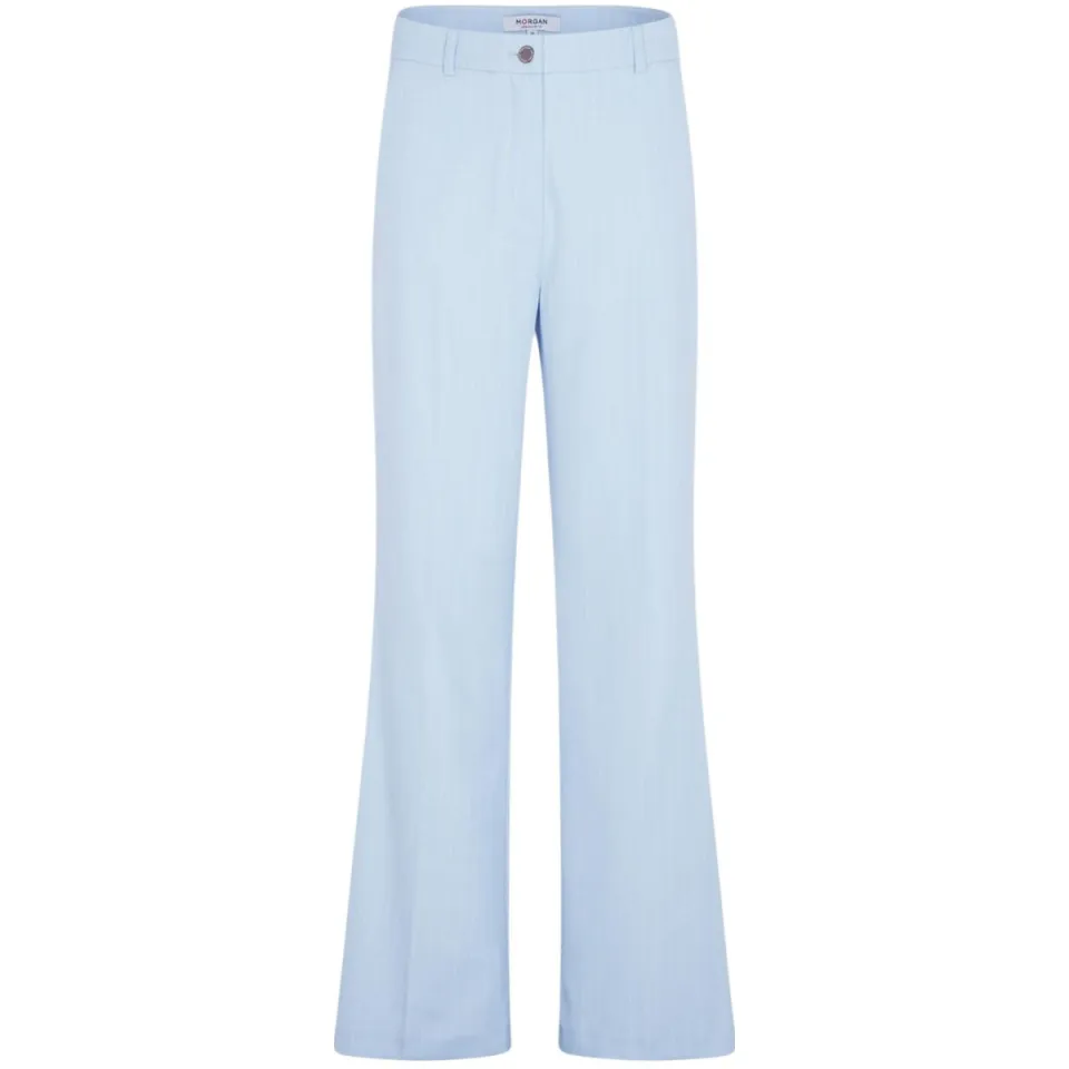 Morgan straight high waist pantalon lichtblauw, foto 2
