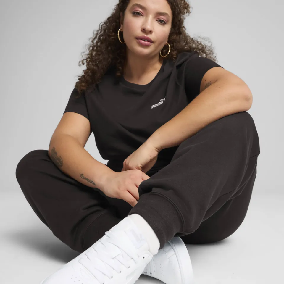 Puma ESS No. 1 Logo loose fit joggingbroek zwart, foto 3