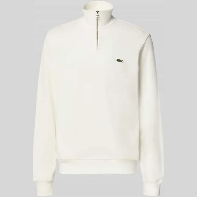 Lacoste Classic Fit sweatshirt met rits crèmewit, foto 2
