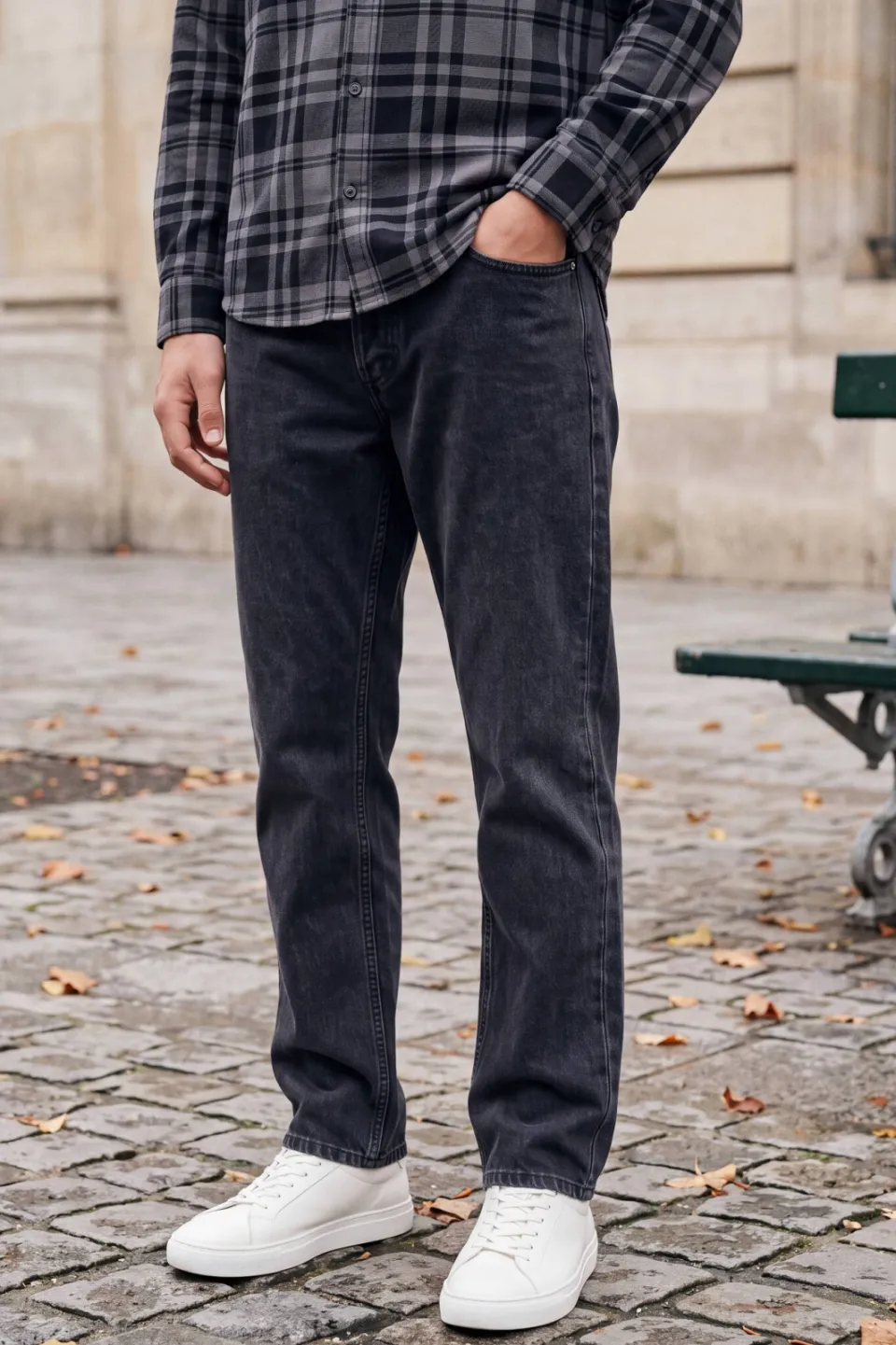 Jack & Jones JEANS INTELLIGENCE relaxed fit jeans - black denim, foto 5