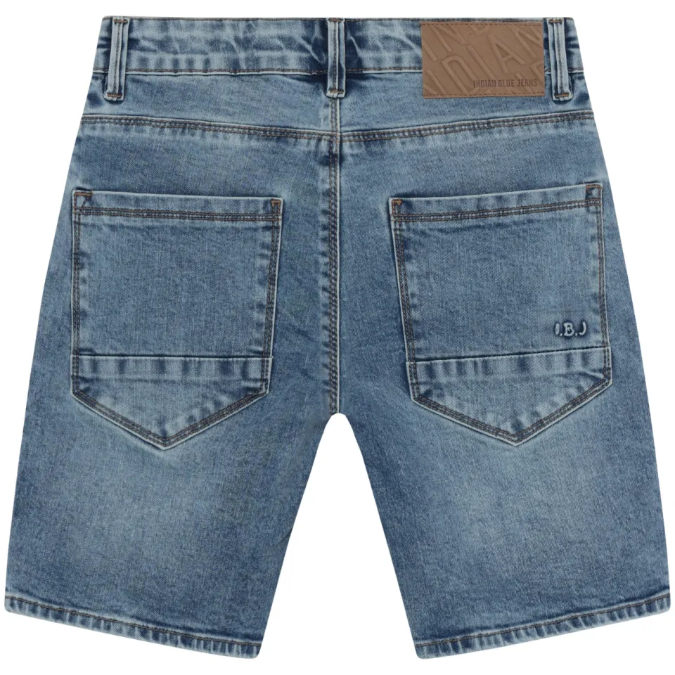 Indian Blue Jeans denim jeansshort medium blue, foto 2